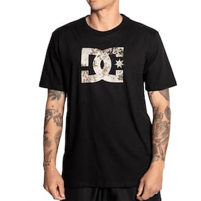Camiseta DC Shoes New Camo Star Fill SM25 Masculina Preto