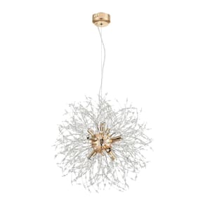 Lustre Pendente Astraled Mensae PT-1041 Dourado G9 Bivolt