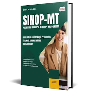 Apostila Prefeitura Sinop Mt 2025 Auxiliar Coordenação