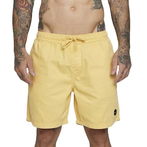Bermuda RVCA Escape Elastic SM25 Masculina Mostarda