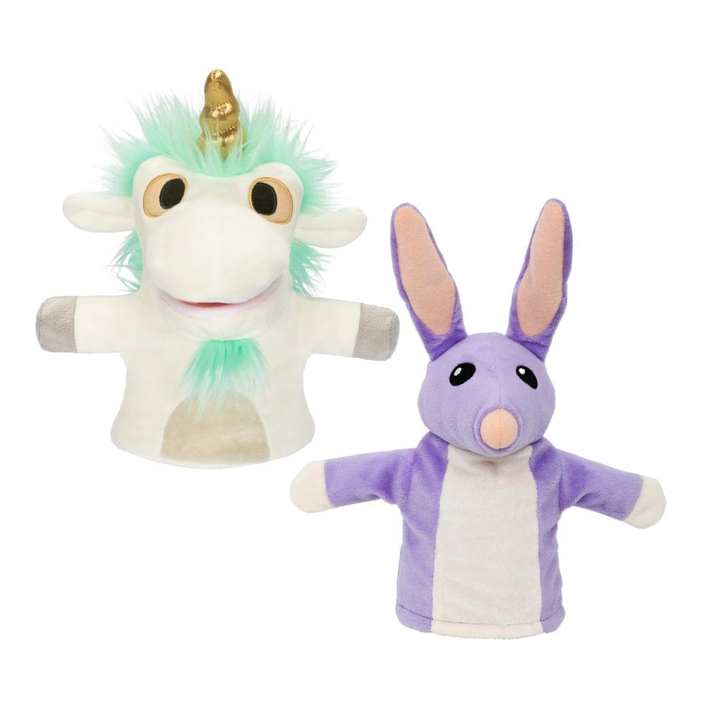 Pacote com 2 bonecos Bluey Unicorse e Bob Bilby de pelúcia de 23 a 24 cm