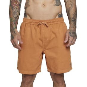 Bermuda RVCA Escape Elastic SM25 Masculina Marrom