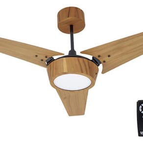 Ventilador Teto Controle Remoto 116cm Madeira Wood 127v