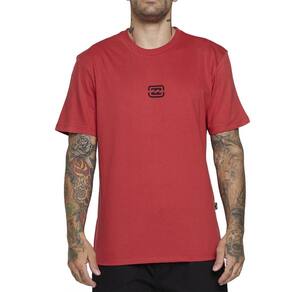 Camiseta Billabong Bracket Wave Color SM25 Vermelho
