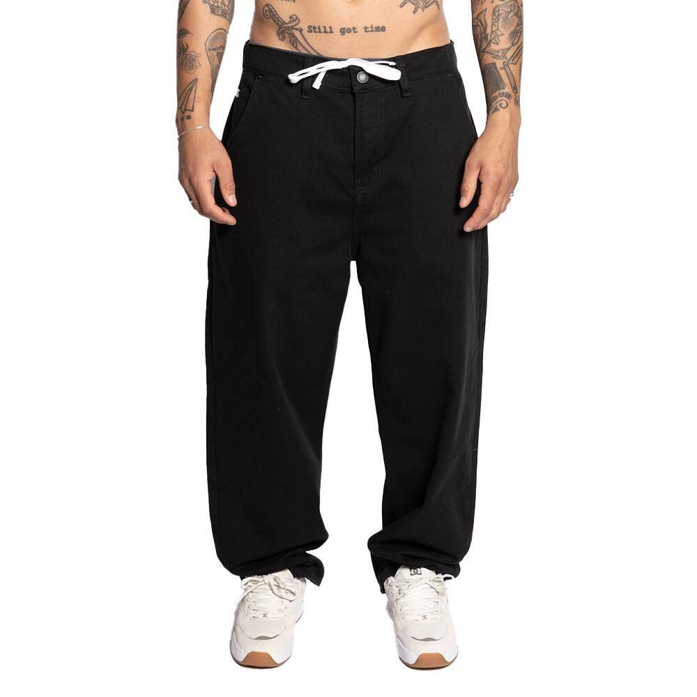 Calça DC Shoes Worker Oversize Black Twill SM25 Preto