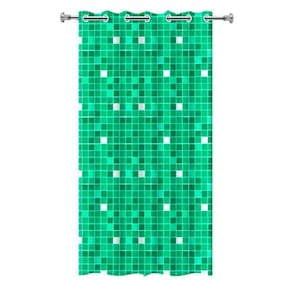 Cortina De Box Pastilha Verde Com Ilhós Decore Seu Banheiro Com Estilo E Praticidade