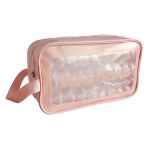 Necessaire de PVC Média Organizador De Malas de Viagem Com Zíper