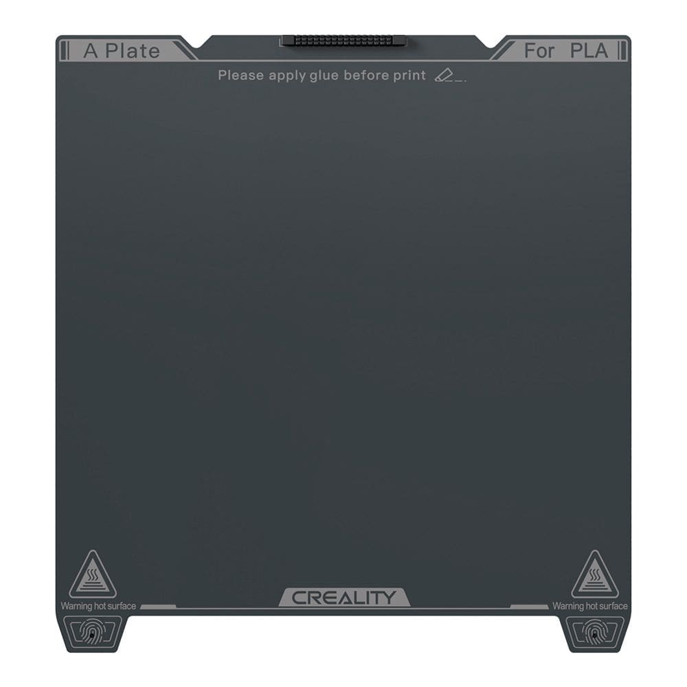 Placa para Plataforma de Impressão 3D Lisa Creality PEI 235x235mm K1C sem Adesivo Magnético