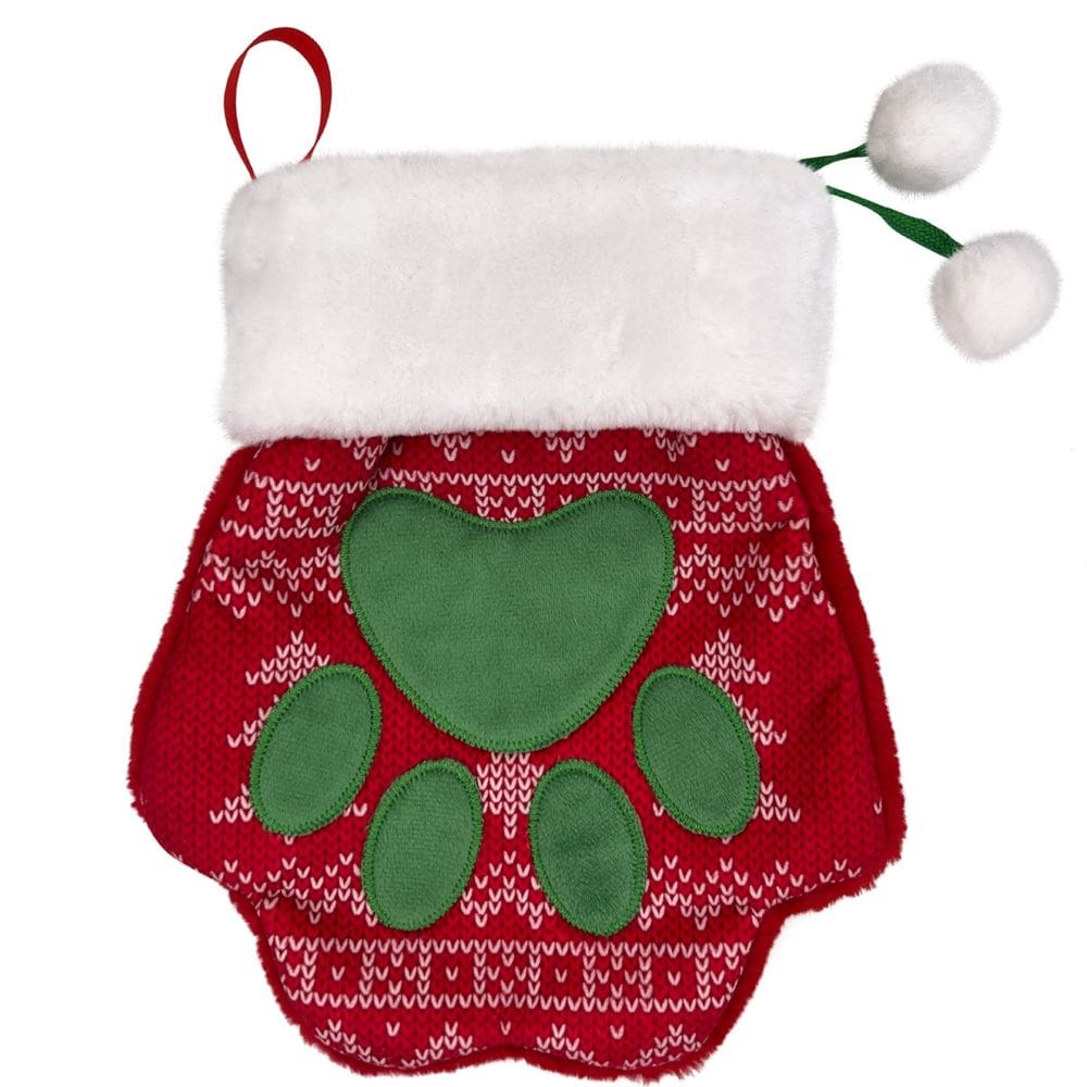 Pelucia Kong Holiday Stocking Paw Brinquedo Meia Recheavel Para Cachorro