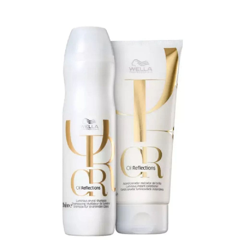 Kit Wella Oil Reflections Shampoo Cond Restauração Profunda
