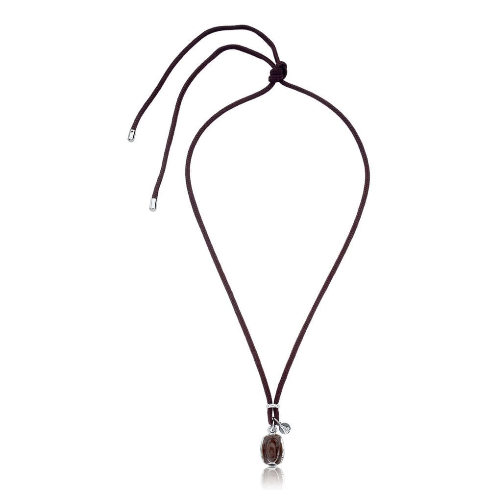 Colar Chapéu com Nossa Senhora em Paracord