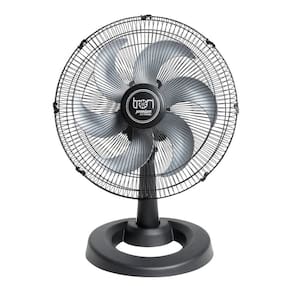 Ventilador Oscilante Mesa 127v 50cm C1 Premium 130w Preto/Prata