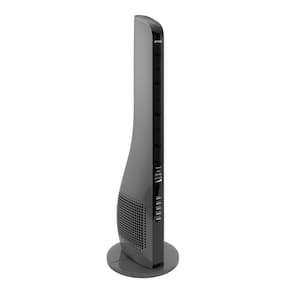 Ventilador torre 90cm silencioso Praxis 127v Cinza/Preto