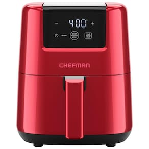 Mini Air Fryer 1,8L com Temporizador Digital, Lembrete de Agitação, Cesto Antiaderente e Lavável na Máquina de Lavar Louças, 110V 900W,