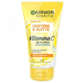 Gel de Limpeza Garnier Antioleosidade Vitamina C Antibacteriano 150g