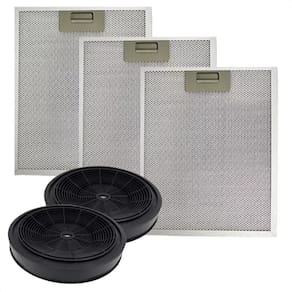 3 Filtro Aluminio +2 Carvão Depurador Electrolux De80B De80X