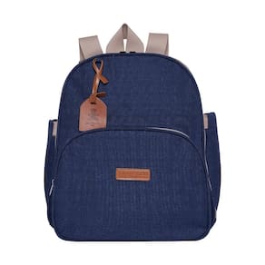Mochila Maternidade Pirulitando Baby Joy Azul Marinho