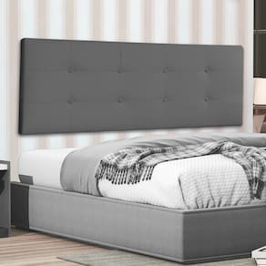 Cabeceira Painel Casal Queen 1,60m Berlim Suede Cinza Dal Poz Estofados