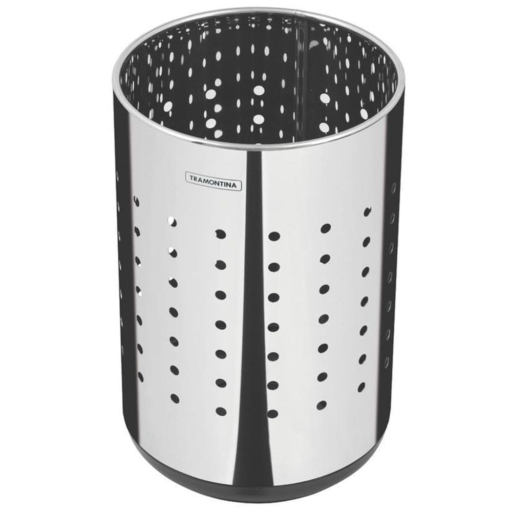 Cesto Para Papel 10 Litros Inox Tramontina 94540030