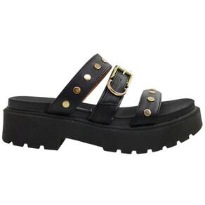 Tamanco Feminino Papete Casual Dia a Dia Trabalho Passeio Solado Flatform Tratorado Conforto Vizzano 6499.118