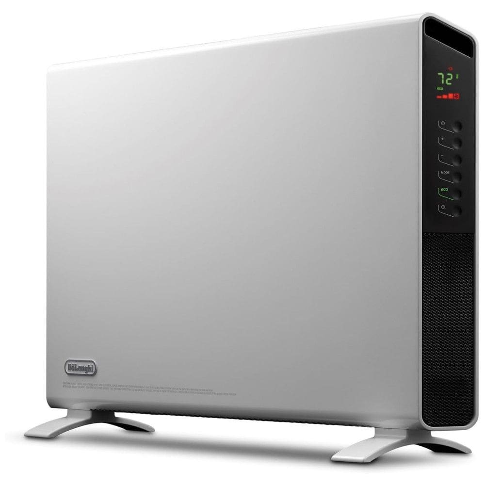 Aquecedor Elétrico Convector, Digital, 110v, DELONGHI Panel Heater, Prateado