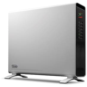 Aquecedor Elétrico Convector, Digital, 110v, DELONGHI Panel Heater, Prateado