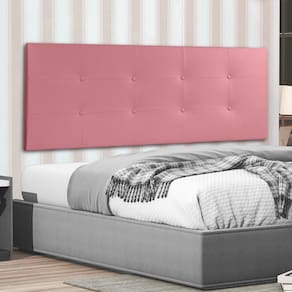 Cabeceira Painel Casal Queen 1,60m Berlim Suede Rosa Dal Poz Estofados