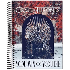 Caderno Univ. 240 Fls 15 Mat Game of Thrones Capa2 - Tilibra