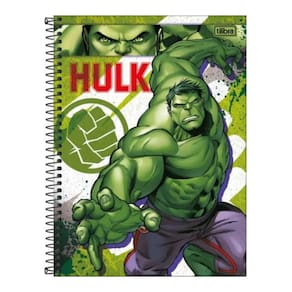 Caderno Univ. 80 Folhas 1 Matéria Hulk Capa 4 - Tilibra