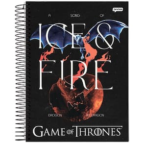 Caderno Univ. 160 Fls 10 Mat Game of Thrones Capa1 - Tilibra