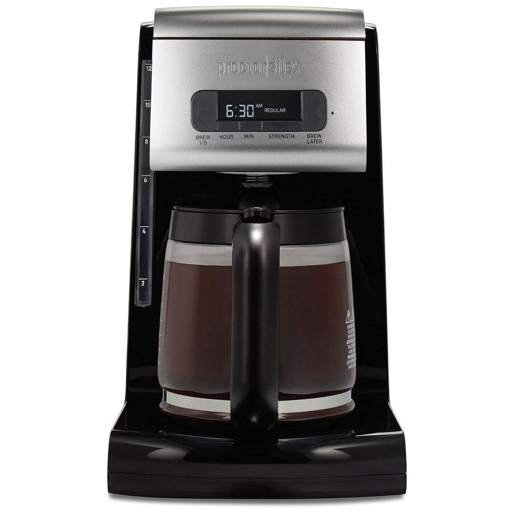 Cafeteira Elétrica Expresso Manual 2.8L com Anti Gotejamento, 110v, PROCTOR SILEX 43687, Preto