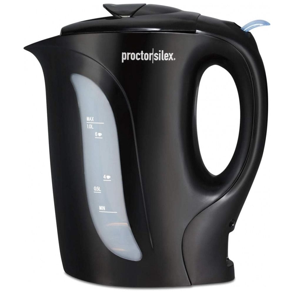 Chaleira Elétrica 1L com Desligamento Automático 1000W, 110v, PROCTOR SILEX K2071PS, Preto
