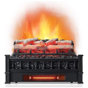 Lareira Elétrica Ecológica 20" 50 cm com Cama de Brasa de Bétula Realista, Temperatura Ajustável e Proteção Contra Superaquecimento, 110V