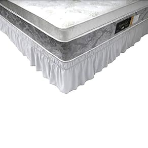 Saia Box King com 2 Elásticos e Babado 198x203x38cm
