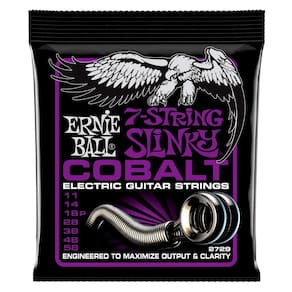 Cordas de guitarra elétrica Ernie Ball 7-String Power Slinky