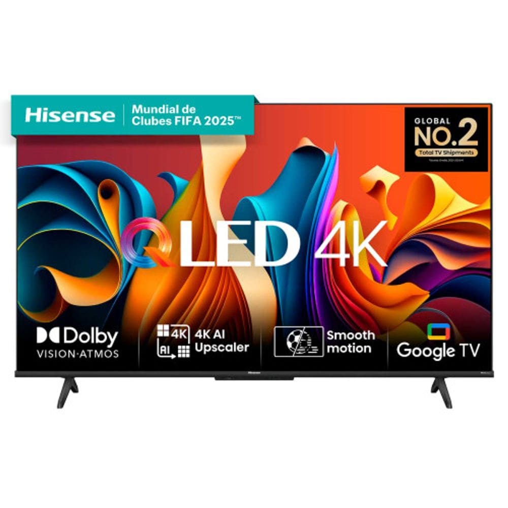 Smart TV 55Q6N 55 Polegadas 4K UHD QLED Dolby Vision Atmos 3X HDMI Google TV Hisense