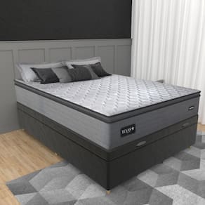 Cama Box BaÃº Casal 138cm Molas Ensacadas Texas Gazin