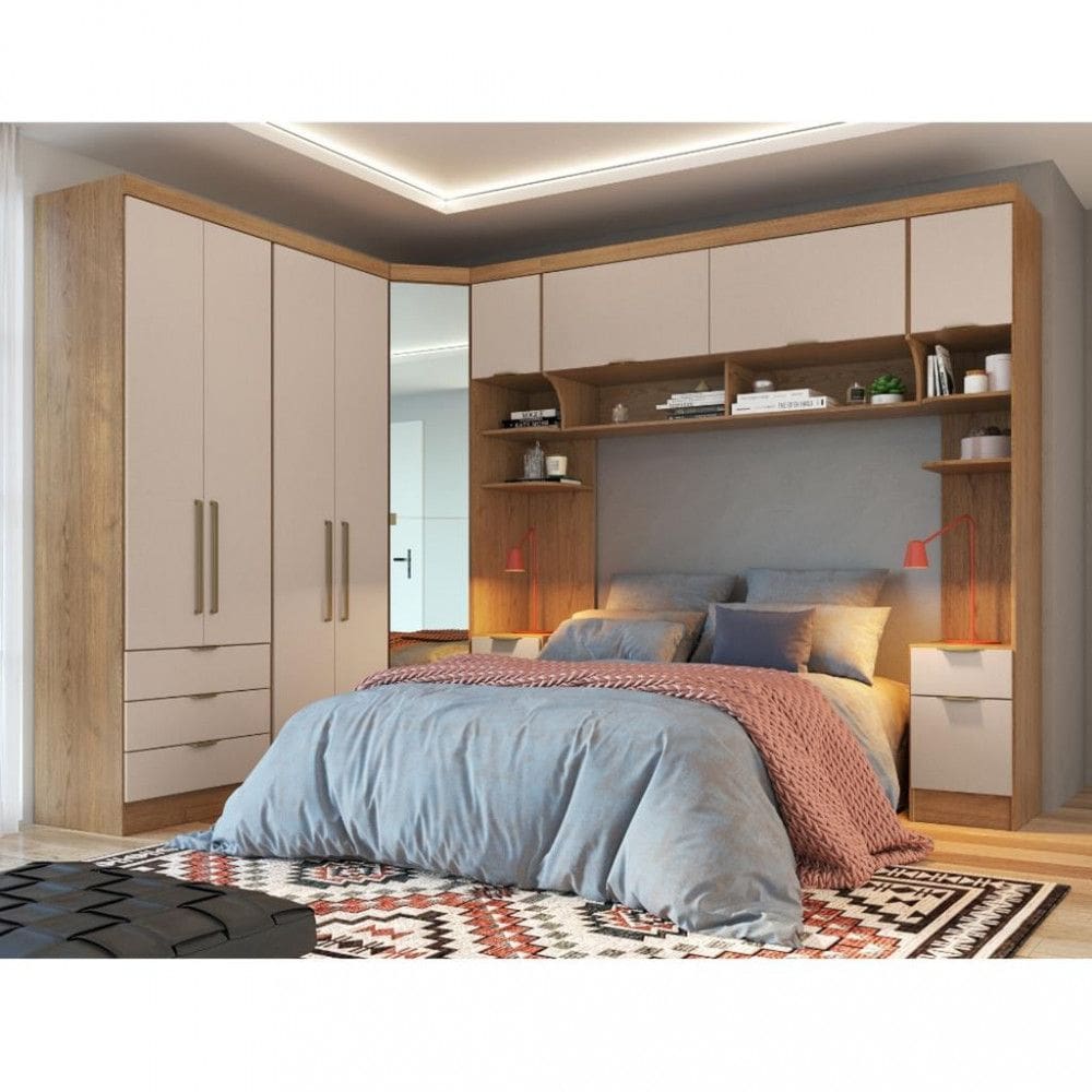 Dormitório Modulado Casal Infinity Móveis Castro