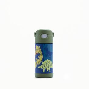 Garrafa Garrafinha Térmica Infantil Thermos 355ml Dinossauro