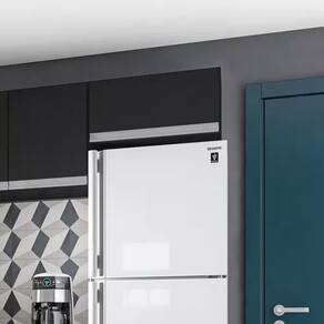Armário de Cozinha Aéreo Multiuso Geladeira Lavanderia 60 Cm