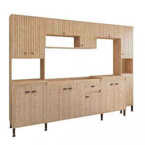 Cozinha Modulada 6 Peças sem Tampo Torino Movelbento