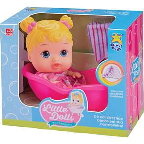 Boneca Banheirinha Divertoys 8022 Loira