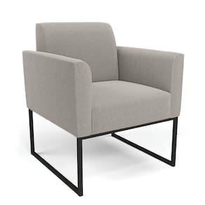 Poltrona Sala de Estar Industrial Preto Marisa Bouclê Cinza D03 - D`Rossi
