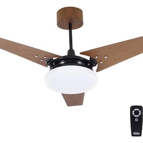 Ventilador Teto Controle Remoto 101cm Madeira Wood 127v