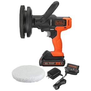 Kit de amortecimento BLACK+DECKER MATRIX 20V MAX para pisos de carros laranja
