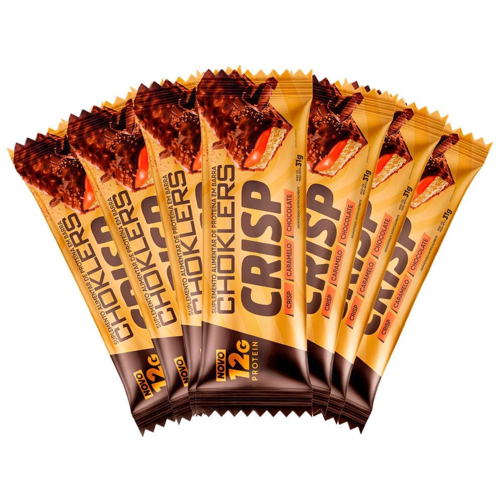 Barra de Proteína Choklers Crisp 31g 12 Unidades