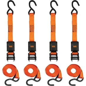 Pulseiras Ratchet Tie Down BLACK+DECKER BDX1006, pacote com 4