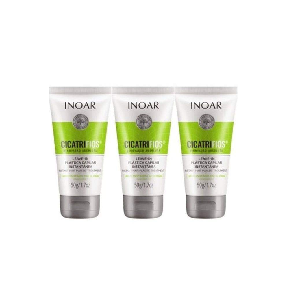 Inoar Kit Cicatrifios 3 Leave-in 50g