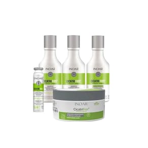Inoar Kit Cicatrifios Tratamento Capilar 5 Produtos