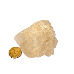 01 Topázio Amarelo Pedra Natural Bruto 200 a 250g média 75mm